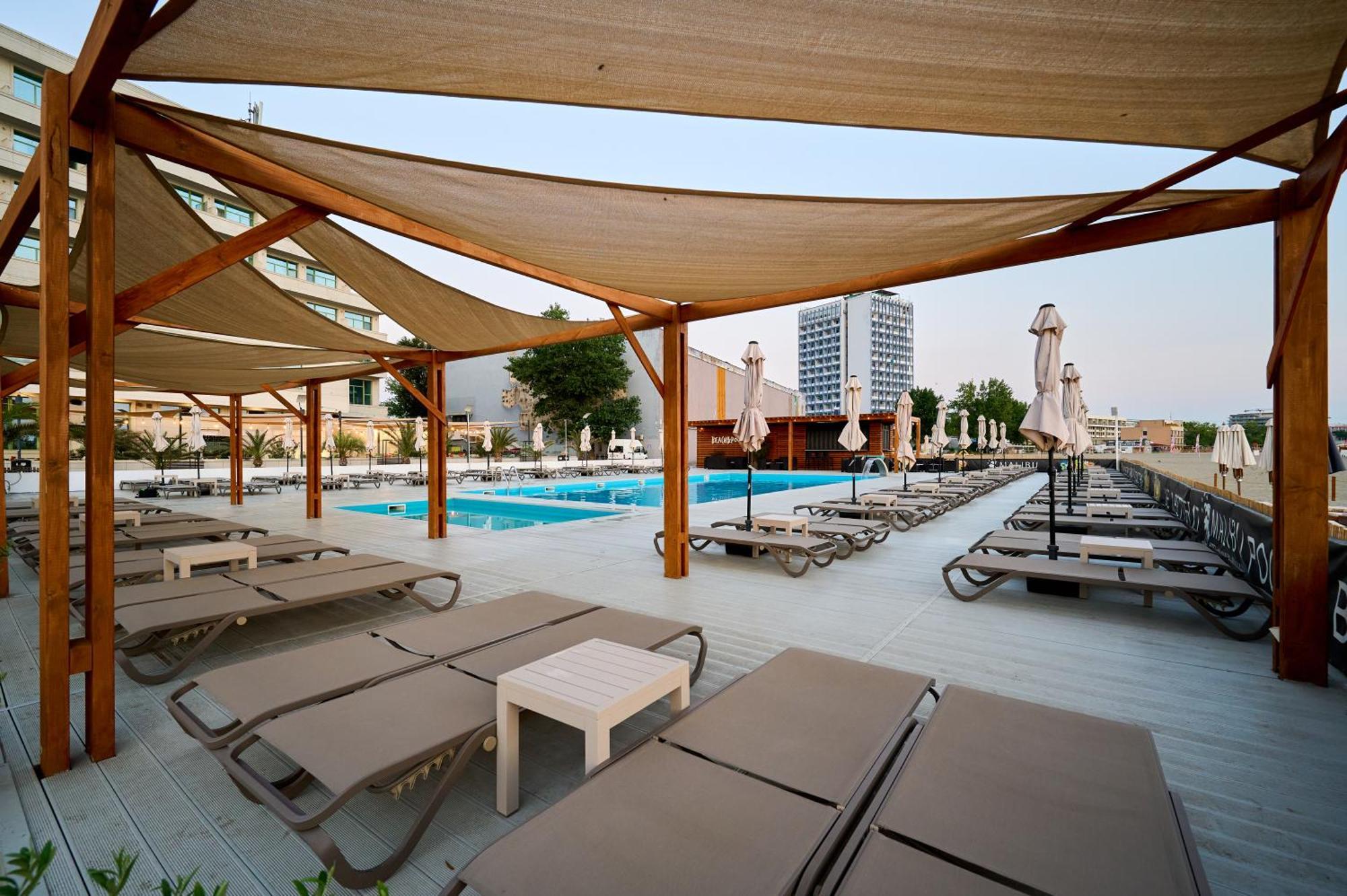 Hotel Malibu Mamaia Exterior foto